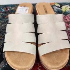 White Mountain Cream Mules